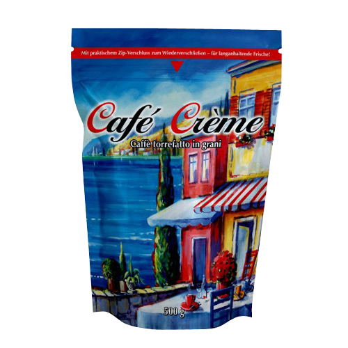 12oz 16oz hot stamping glossy foil stand up coffee pouch with degassing valve