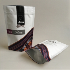 Jala Blend Custom Print Zipper One Way Valve Stand Up Coffee Bag for 225 gram bean YAPACK