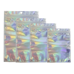 YAPACK Private Label Food Packaging Holographic Ziplock Bag