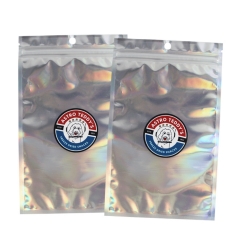 YAPACK Private Label Food Packaging Holographic Ziplock Bag