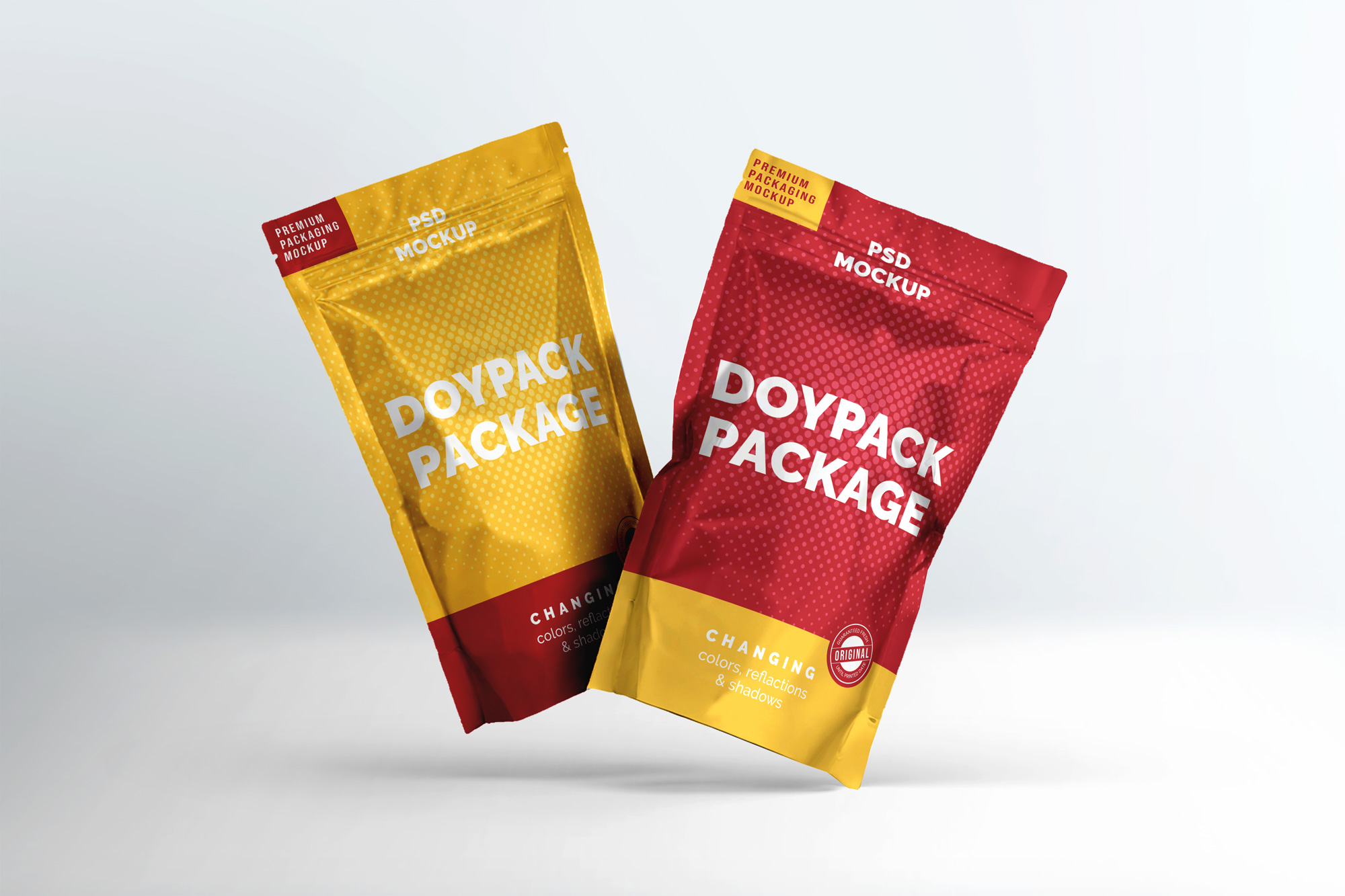 packaging bag mockup